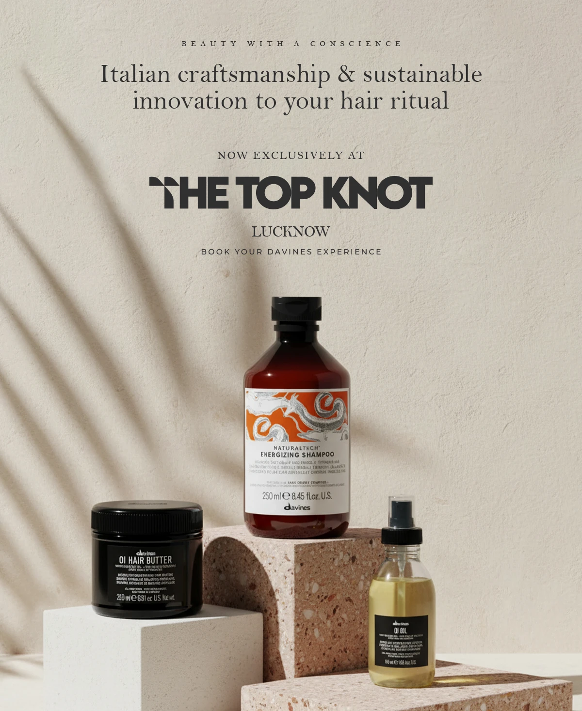 Davines Italy Hair Care in Lucknow – The Top Knot Salon