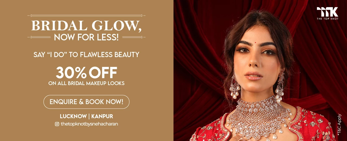 30% Off on All Bridal Makeup Looks