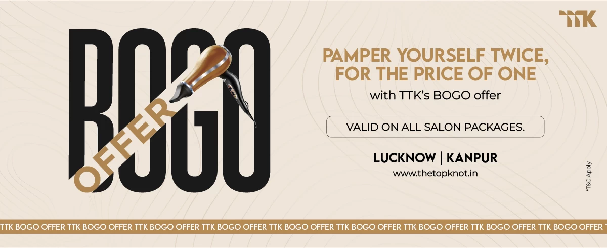 Bogo Salon offer at TTK Lucknow
